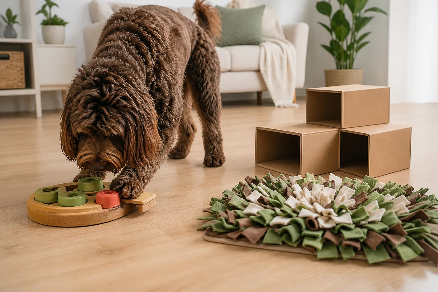 Labradoodle Mental Enrichment: 15 Low-Cost Games