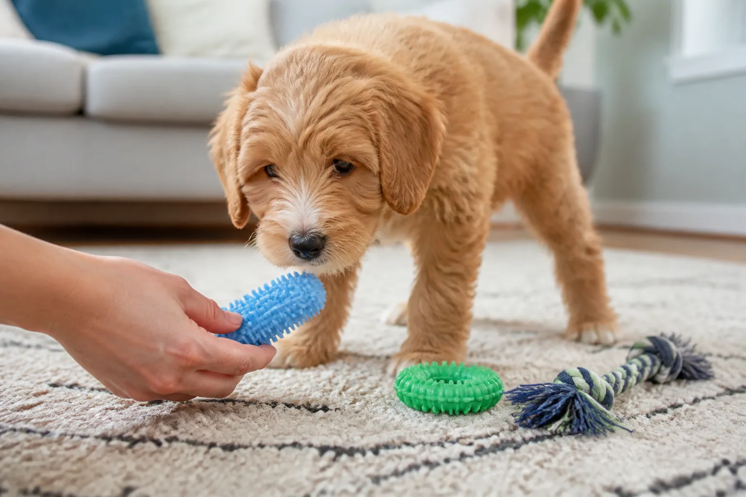 Labradoodle Puppy Biting and Teething: What Actually Helps