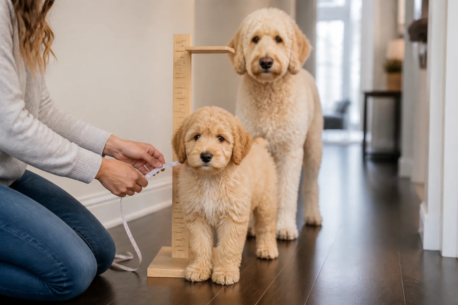 Labradoodle Size and Weight Chart: Mini, Medium, Standard
