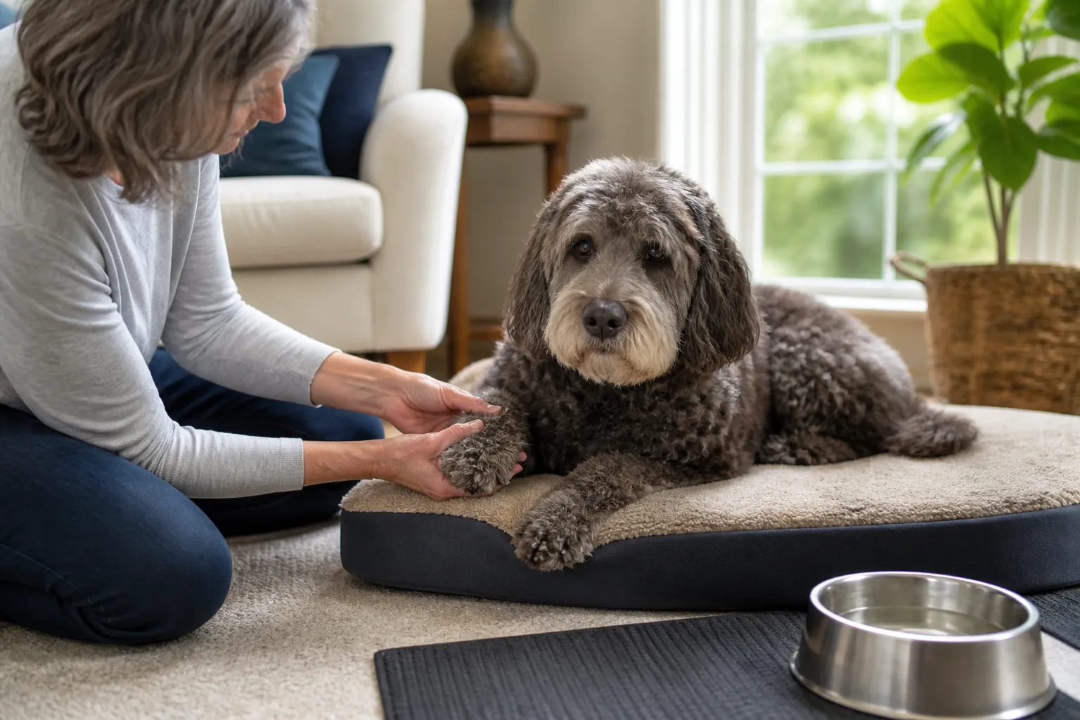 Senior Labradoodle Care: Comfort, Mobility, and Daily Function